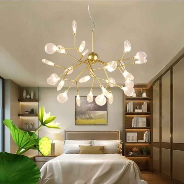 Modern LED Firefly Chandelier – Stylish Tree Room Decor - Image 7