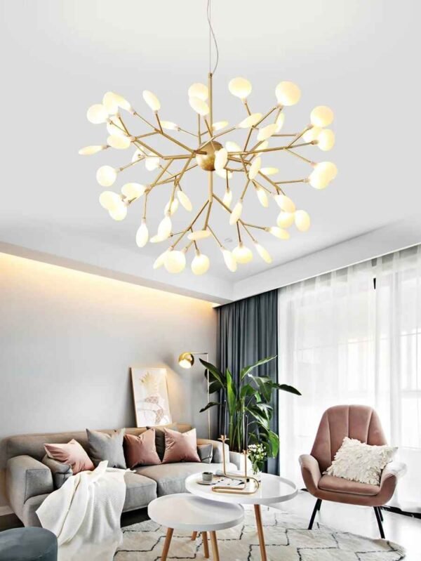 Modern LED Firefly Chandelier – Stylish Tree Room Decor - Image 6