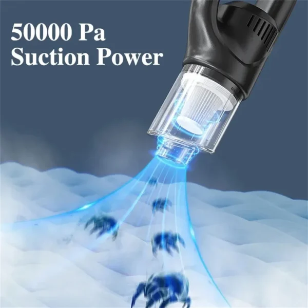 Wireless Handheld Vacuum Cleaner Cordless Handheld Vacuum Chargeable Auto Vacuum for Home & Car & Pet Mini Vacuum Cleaner - Image 2