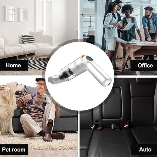 15000Pa Wireless Mini Vacuum Cleaner Handheld Large Suction Car Vacuum Cleaner For Home Car Vacuum Cleaner Pet Hair Absorber - Image 2