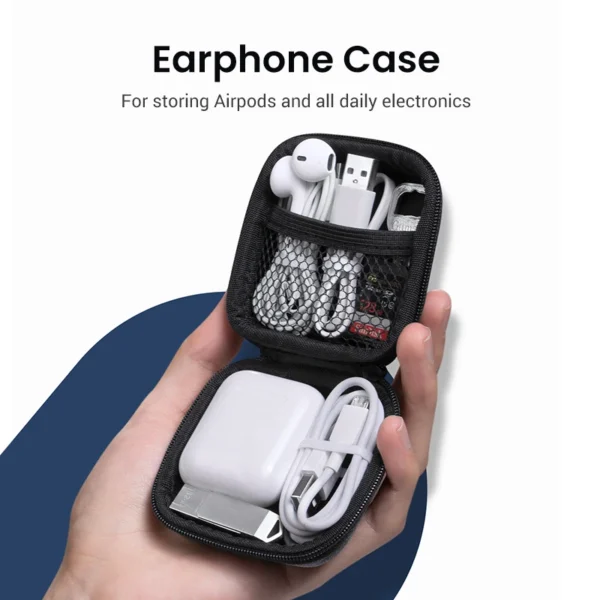 UGREEN Earphone Case Hard Headphone Bag For Airpods Earpods Sennheiser Ear Pads Wireless Bluetooth Earphone Accessories - Image 2