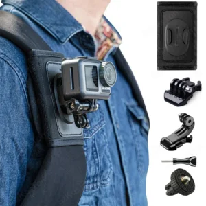 360 Rotation Bag Backpack Shoulder Strap Mount Strap Holder for GoPro 13 12 11 10 9 DJI Action 5 Pro 4 Insta360 X4 X3 Accessory
