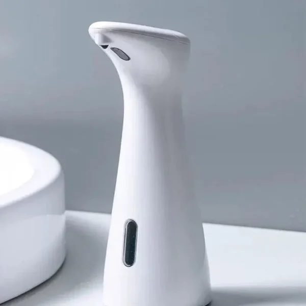 Automatic Sensor Soap Dispenser White High Quality Abs Waterproof Hand Soap Sensor Bathroom Smart Wash Handpiece - Image 2