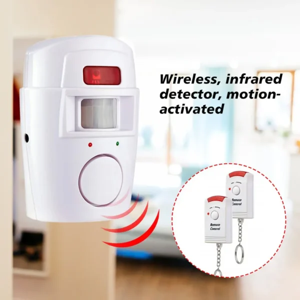 Wireless Motion Sensor Alarm Security Detector Indoor Outdoor Alert Systeem Met Afstandsbediening Voor Thuis Garage - Image 3