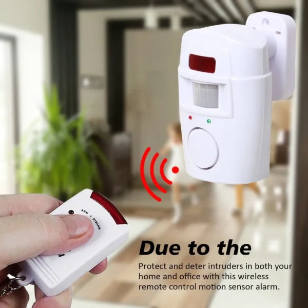 Wireless Motion Sensor Alarm Security Detector Indoor Outdoor Alert Systeem Met Afstandsbediening Voor Thuis Garage - Image 4