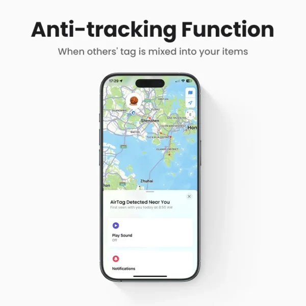 UGREEN Finder Security SmartTrack Link Smart Tag With Apple Find My Key Bluetooth GPS Tracker For Earbud Luggage MFi Finder IOS - Image 3
