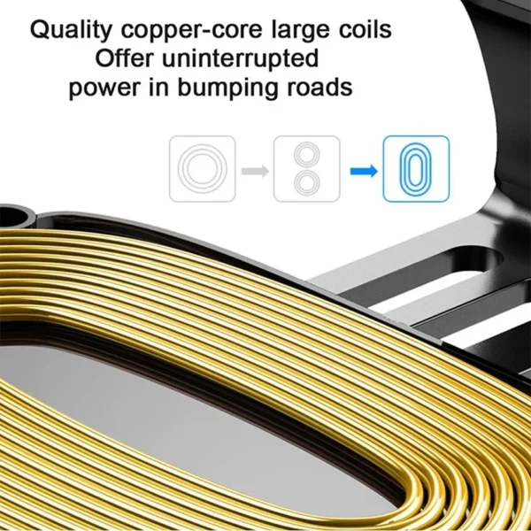 30W Wireless Chargers Fast Car For iPhone 15 14 13 12 11 Pro XS Max XR Samsung Xiaomi Wireless Charging Phone Car Holder Charger - Image 4