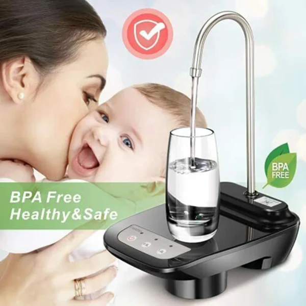 Electric Water Gallon Pump Automatic Water Bottle Dispenser Rechargeable Water Pump Dispenser With Stand Water Dispenser - Image 3
