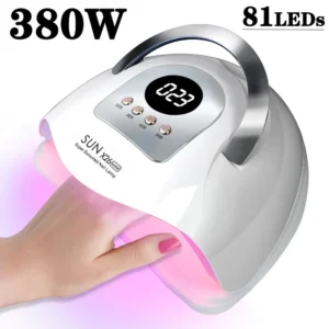Professional Nail Dryer UV LED Lamp for Nails Gel Polish Dryer Light 81 LEDs Nail Art Accessories Curing Gel Toe Nails