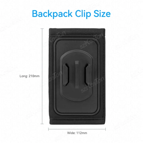 360 Rotation Bag Backpack Shoulder Strap Mount Strap Holder for GoPro 13 12 11 10 9 DJI Action 5 Pro 4 Insta360 X4 X3 Accessory - Image 2