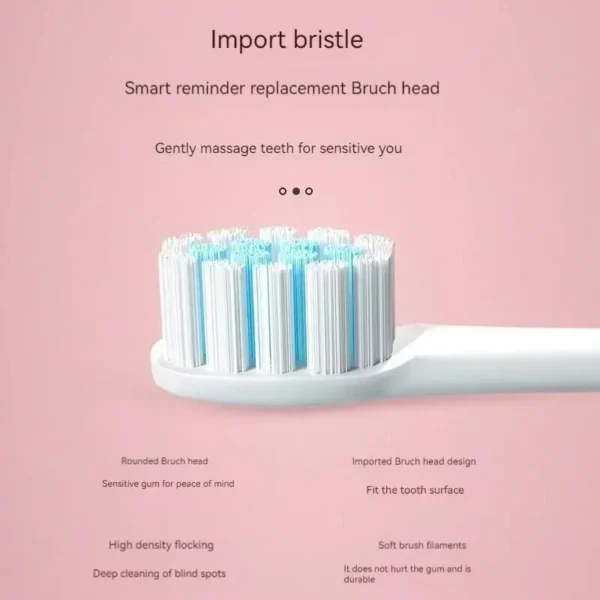 Electric Ultrasonic Toothbrush Six Speed Mode Home Soft Hair USB Charging Waterproof Adult Tooth Cleaner Automatic Couple Set - Image 4