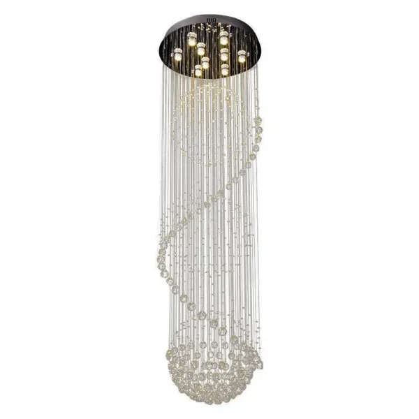 BELLE Modern Crystal LED Chandelier – Luxury Pendant Light - Image 5