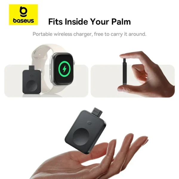 Baseus MagPro Magnetic Wireless Charger for E-Watch 2.5W For Apple Watch S1-S10 Series SE Series Ultra Series - Image 4