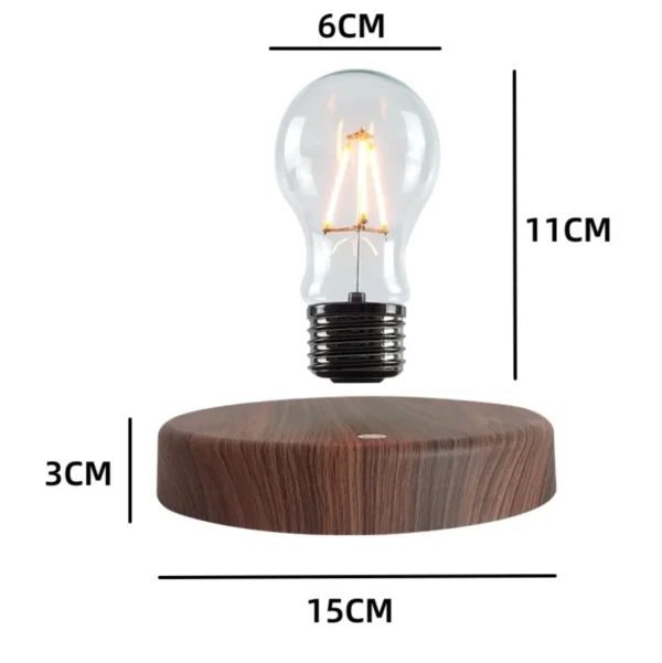 Magnetic Levitation Lamp Creativity Floating Glass LED Bulb Home Office Desk Decoration Birthday Gift Table Novelty Night Light - Image 5