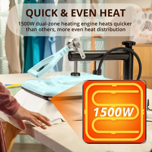 1500W Manual Heat Press Machine 15x15 - Image 4