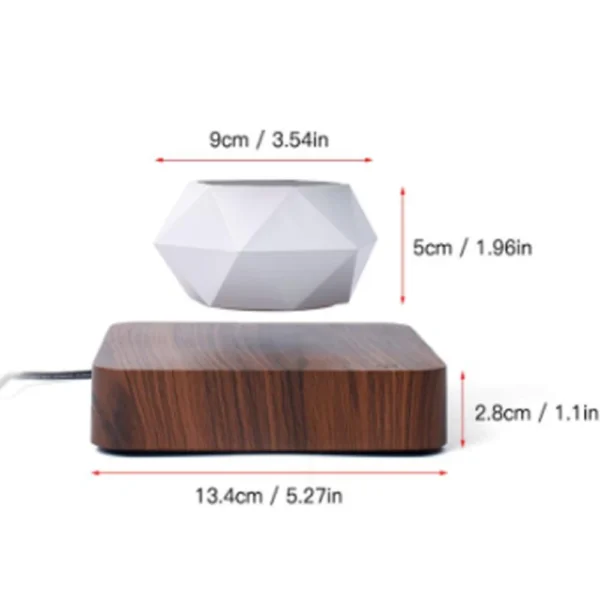 Levitating Air Bonsai Pot Rotation Flower Pot Planters Magnetic Suspension Floating Pot Potted Plant Home Without plants - Image 4