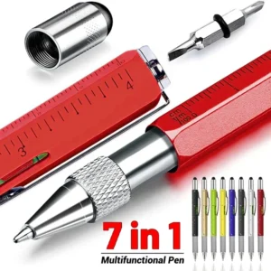 Versatile and Handy 7-in-1 Stylus Pen Tool for Everyday Solutions