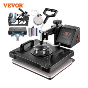 Ultimate VEVOR Heat Press Combo – Powerful 8-in-1 Sublimation Machine for Perfect T-Shirt & Mug Printing