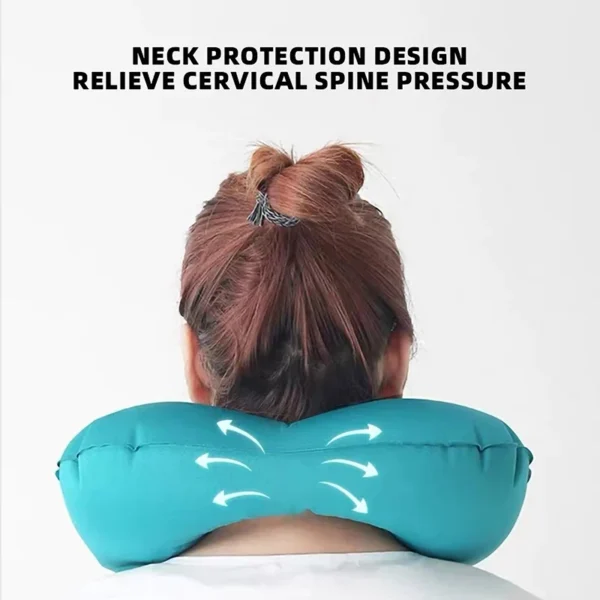 2025 Premium Travel Neck Pillow – Press Inflatable U-Shaped Cushion for Effortless Comfort Anywhere - Image 5
