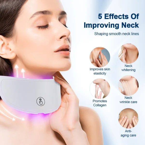 7 Colors Led Facial Mask With Neck Red Light Therapy Mask For Skin Tightening Lifting Anti-aging Bio-Light Beauty Whitening Home - Image 3