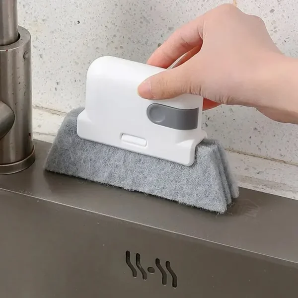 Window Cleaning Brush Windowsill Groove Deadend Cabinet Crevice Brush Removable Household Multifunctional Cleaning Tools - Image 4