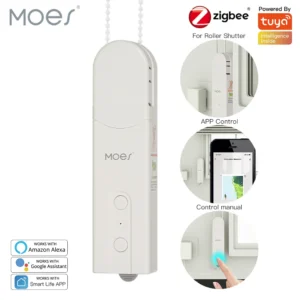 Ultimate Smart ZigBee Roller Blinds Motor – Effortless Voice Control with Alexa & Google Home