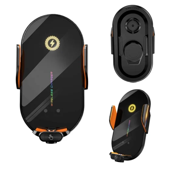 Car Wireless Phone Holder Stand 66W Fast Charging Station Charger Auto Infrared Induction for iPhone 15 14 13 12 Samsung Xiaomi - Image 2