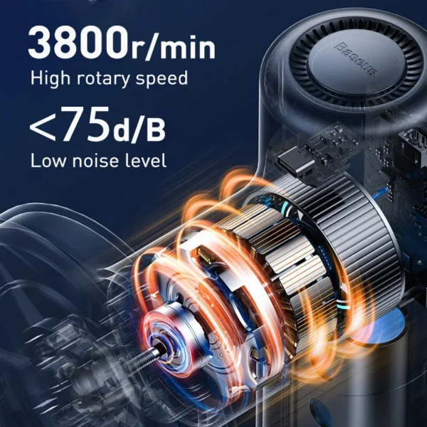 Baseus Car Polisher Machine Wireless Electric Polishing Wax Tool Adjustable Speed Cordless Auto Polish Waxing Machine - Image 3