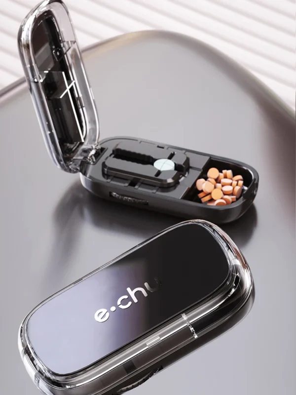 Newest Quartering Pill Cutter Storage Box Portable Drug Tablet Medicine Dustproof Divider Organizer Crusher Pill Cutter - Image 6