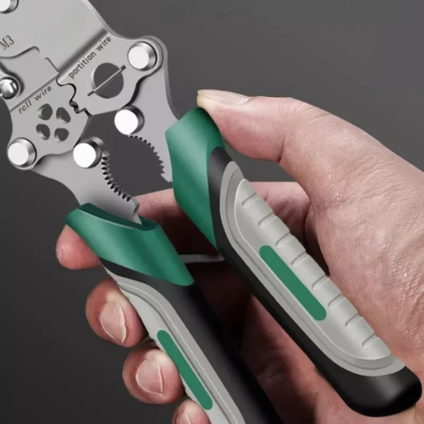 Electrician Wire Crimper Peeler Pliers Cables Stripping multifunctional Press Plier Terminal Crimping Gross Side Cutting Tool - Image 5