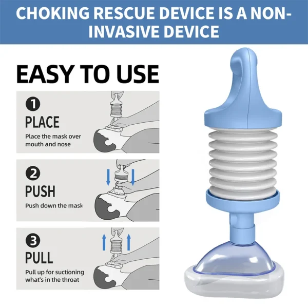 Anti Choking Automatic Device Life Saving Suction Emergency Anti Asphyxia Mask First Aid Kit Adults & Children Home Rescue ﻿ - Image 4