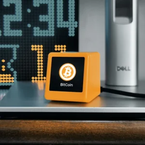 GeekMagic PRO BitCoin Stock Price Tracker Ticker Cryptocurrency in Real Time On Desktop Gadget BTC ETH DOGE Weather Clock