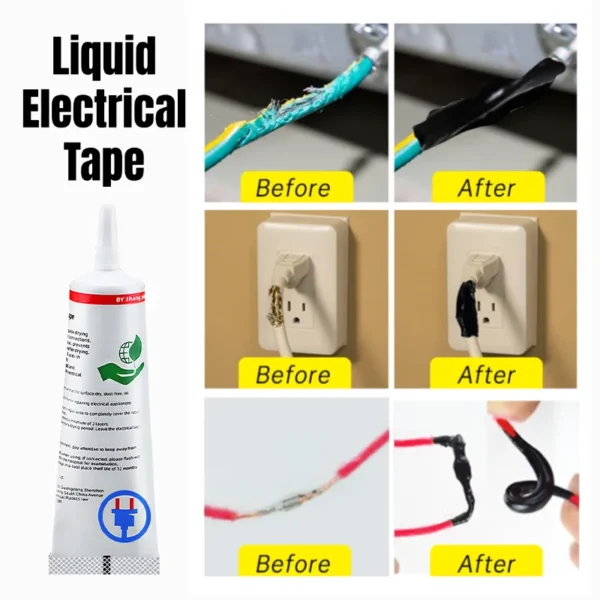 Waterproof Liquid Electrical Tape Rubber Insulating Cable Wire Coat Glue Insulation Adhesives Sealer Home Fix Line Glue - Image 4