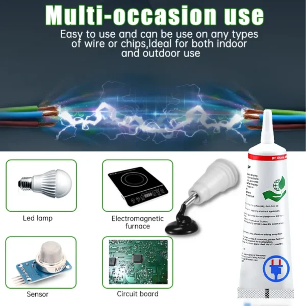 Waterproof Liquid Electrical Tape Rubber Insulating Cable Wire Coat Glue Insulation Adhesives Sealer Home Fix Line Glue - Image 3