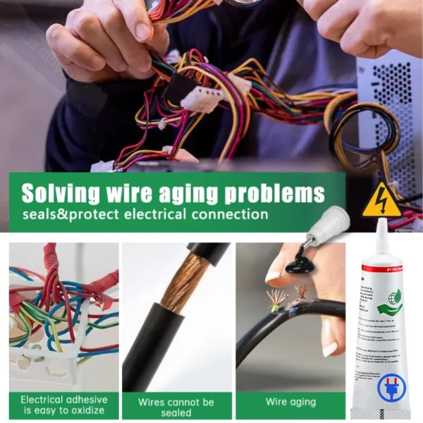 Waterproof Liquid Electrical Tape Rubber Insulating Cable Wire Coat Glue Insulation Adhesives Sealer Home Fix Line Glue - Image 6