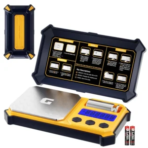 Digital Pocket Gram Scale, accuracy 300 g x 0.01 g, small high precision portable digital weights for jewelry, diamonds, powders